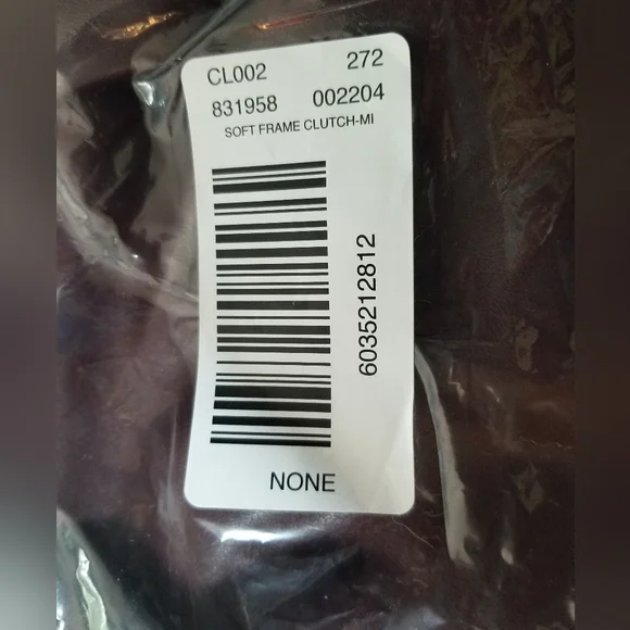 Ann Taylor Soft Frame Clutch Merlot - Picture 14 of 16